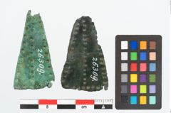 Foto von Bronzeklapperblechanhänger (NHMW-PRAE-026309)